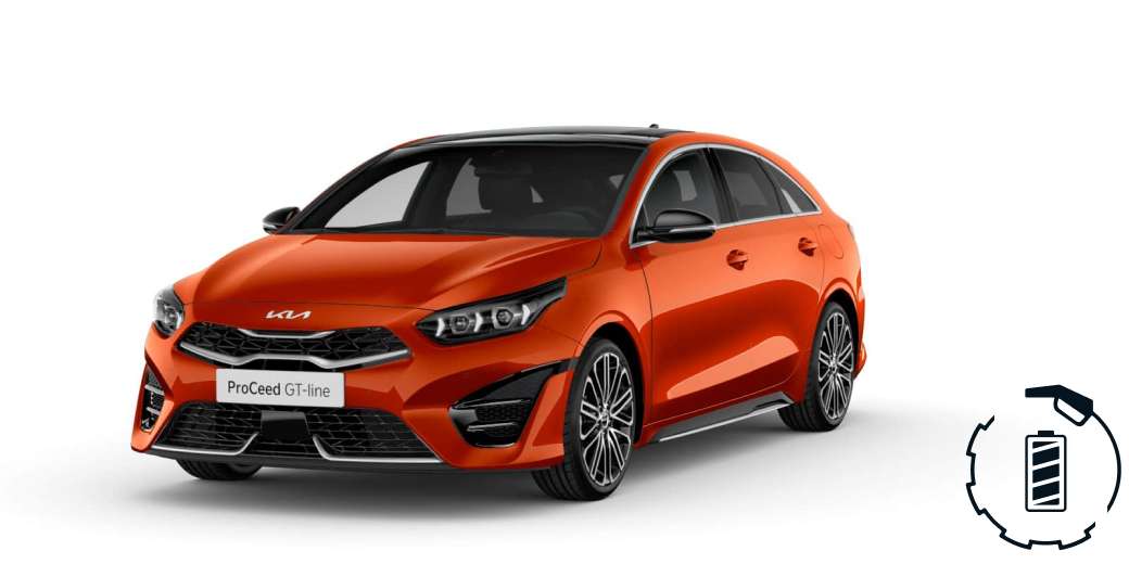 Kia ProCeed GT-line in Orange