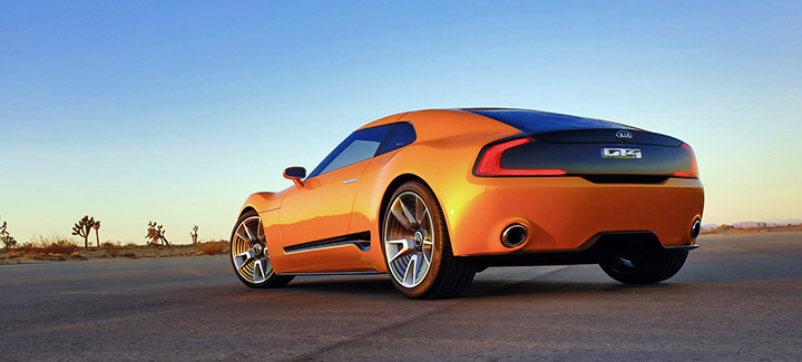 GT4 Stinger on Kian agressiivisin konseptiauto.