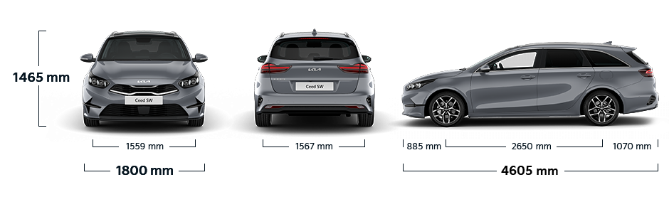 Kia Ceed Sportswagon rozměry