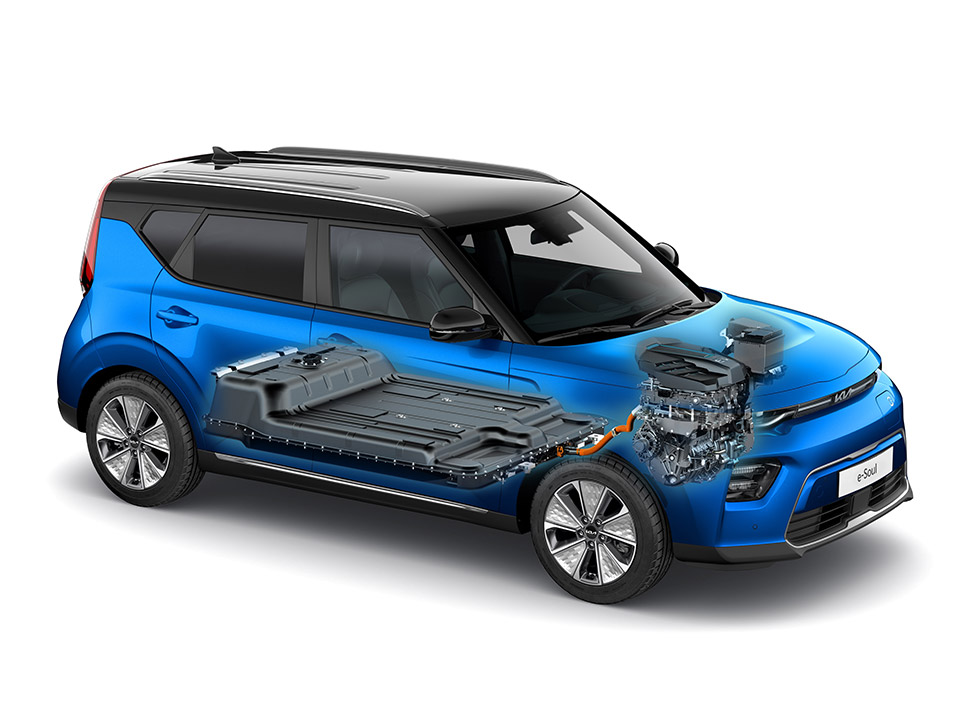 Kia e-Soul edestä