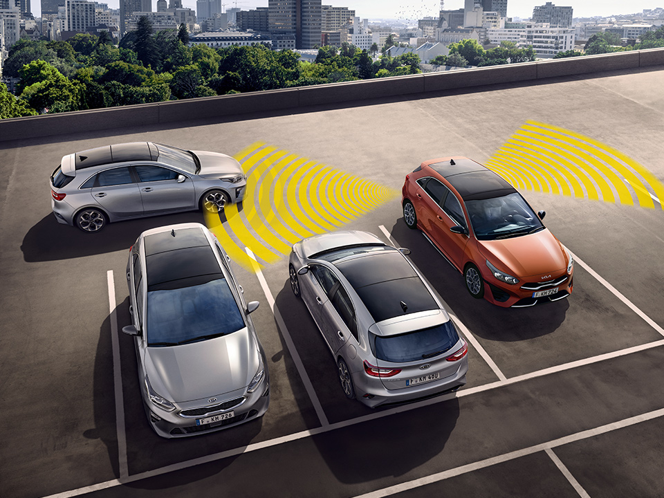 Aide anticollision arrière de l’hybride rechargeable Kia Ceed Sportswagon