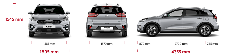 Kia Niro Plug-in Hybrid dimensioner