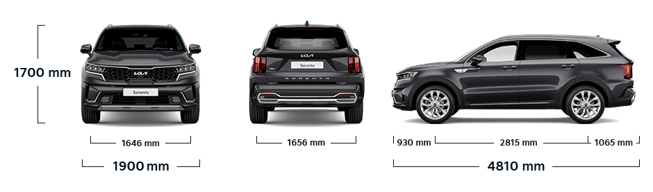 Kia Sorento Dimensionen