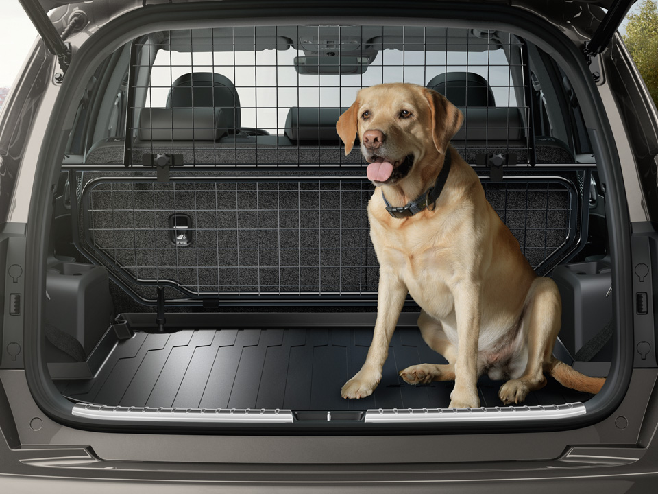 Dog guard, upper and lower frame