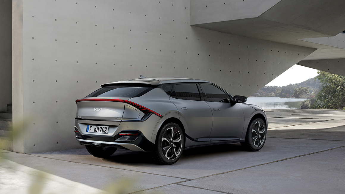 Σχεδιασμός του Kia EV6: Πλαινή όψη